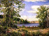 Joseph Kleitsch A View Across the Lake, Saugatuck, Michigan painting